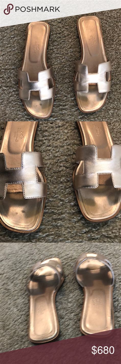 hermes rose gold sandals|hermes heel sandals.